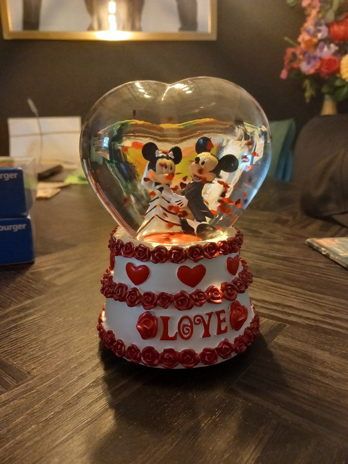Disney Mickey & Minnie Wedding Muziekdoos Sneeuwbol, Verzamelen, Ophalen of Verzenden, ., ., .