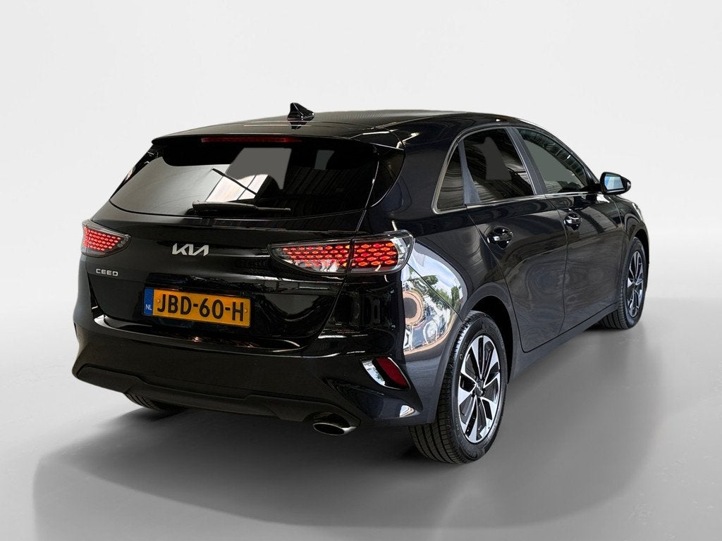 Kia Ceed 1.0 T-GDi MHEV Design Edition, Euro 6, Leder en Stof, Zwart, Origineel Nederlands