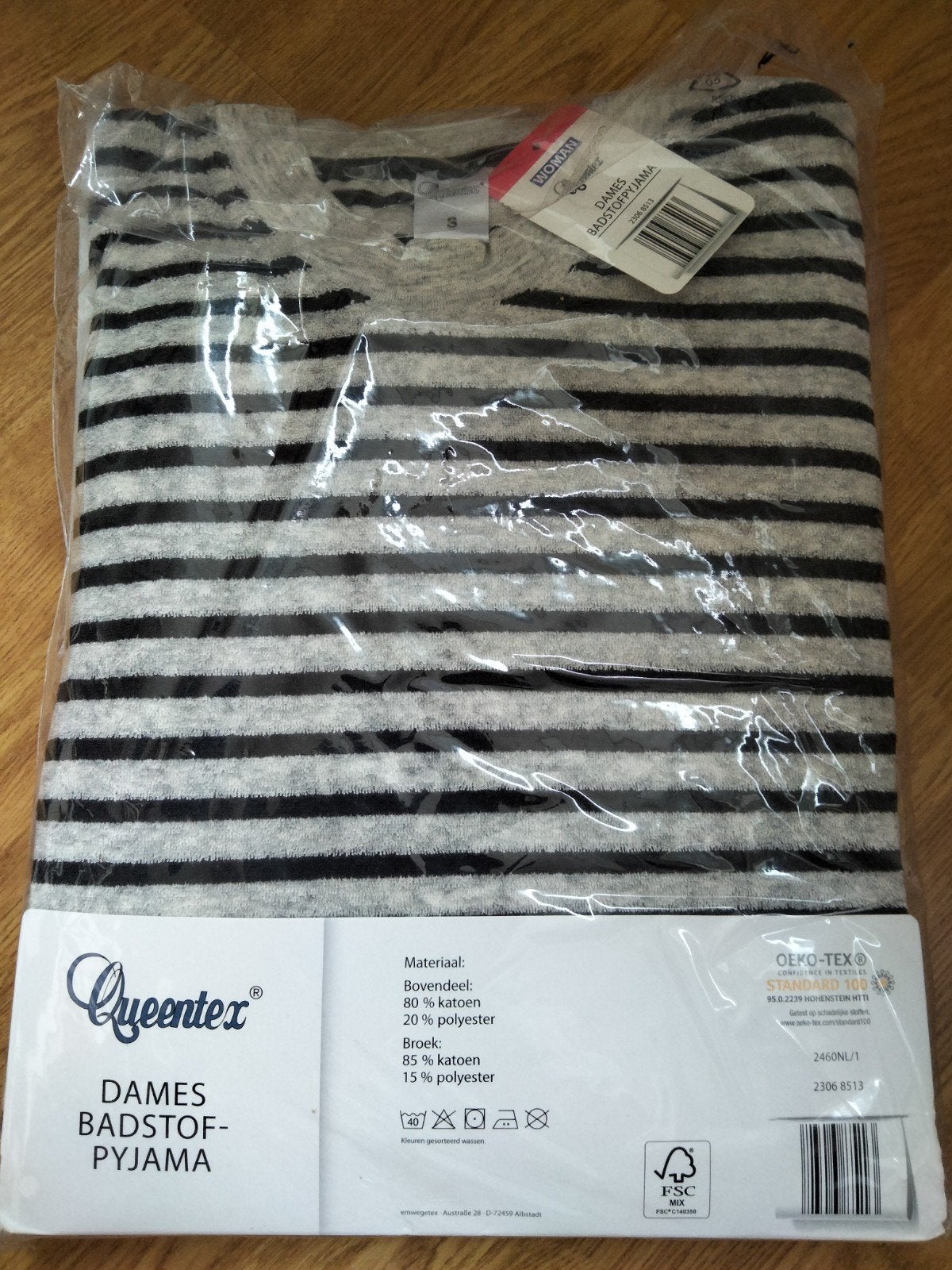 Nieuwe badstof  Pyjama maat s, Kleding | Dames, Ophalen of Verzenden, Nieuw, Maat 38/40 (M)