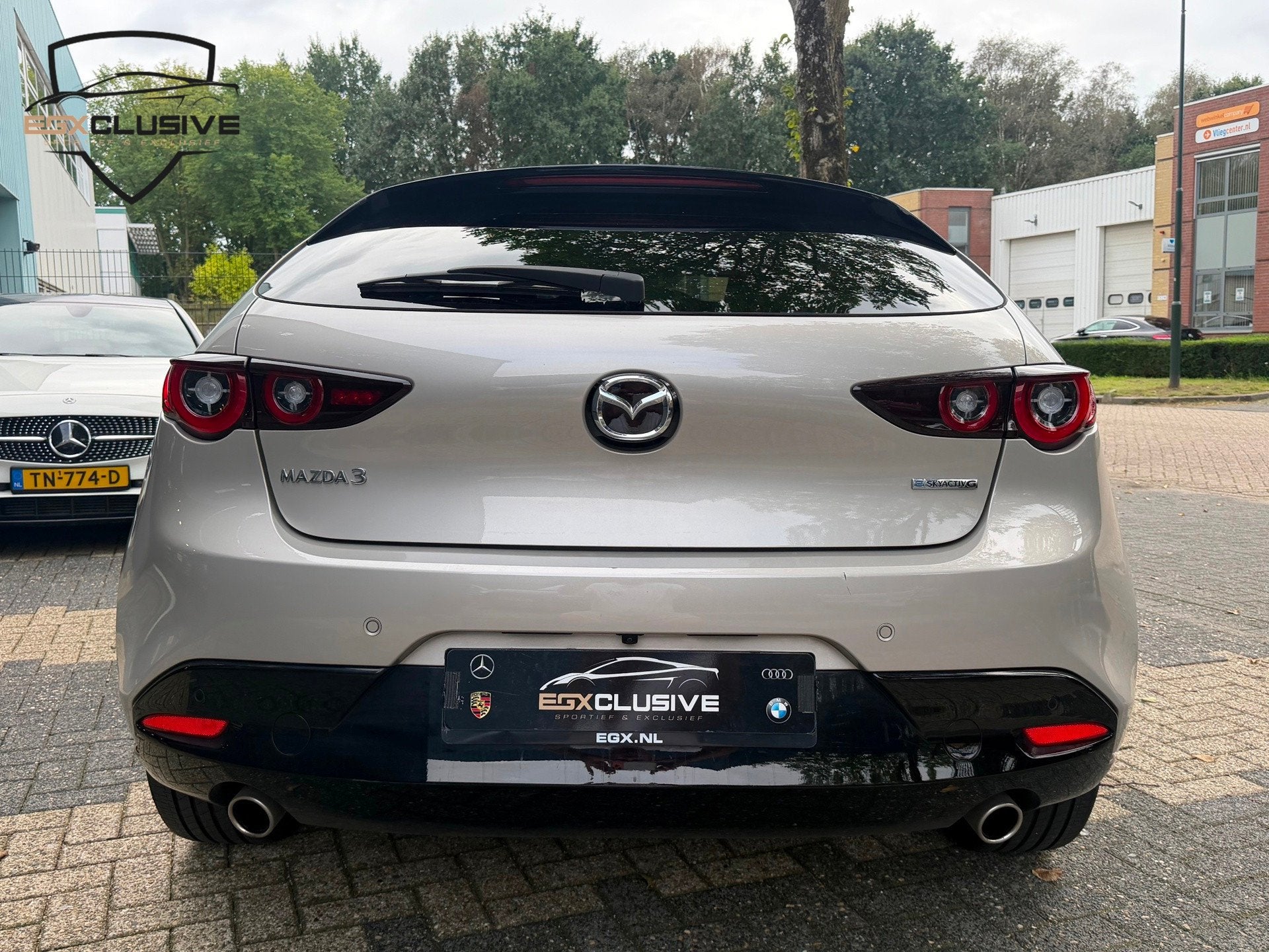 Mazda 3 2.5 e-SkyActiv-G M Hybrid 140 Homura Origineel NL NA, Auto's, Dealer onderhouden, Stof, Gebruikt, 4 cilinders