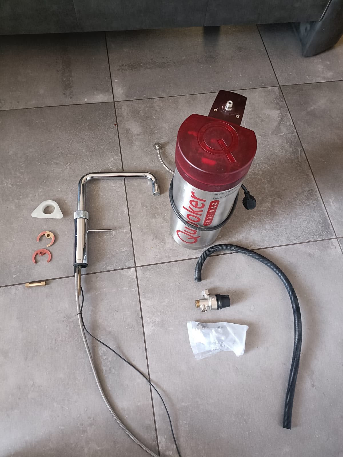 Quooker Pro3 Square Chrome, Ophalen of Verzenden, Zo goed als nieuw, Overige merken