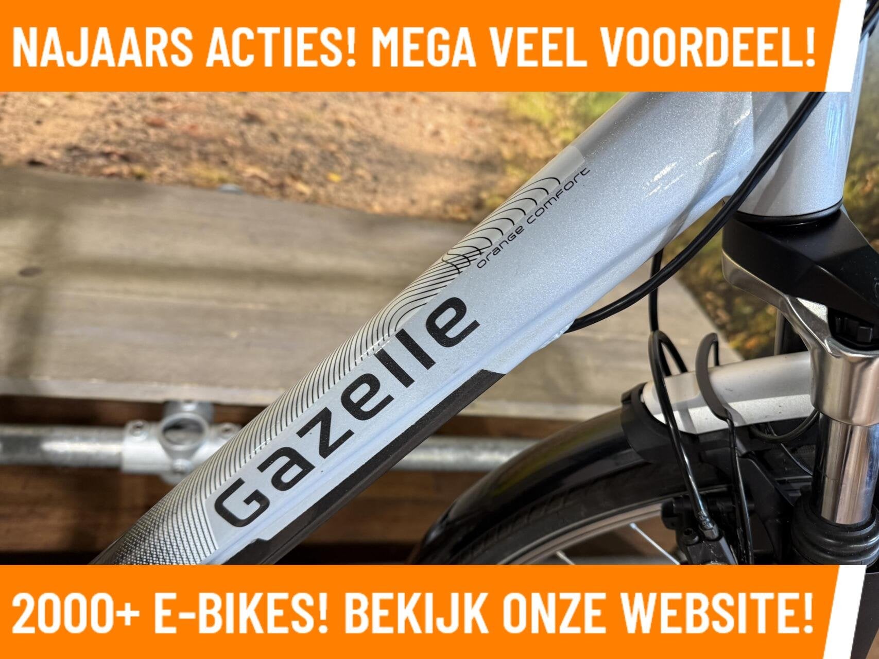 Gazelle Orange Comfort elektrische fiets BOSCH midddenmotor, Fietsen en Brommers, Zo goed als nieuw, 50 km per accu of meer, Gazelle