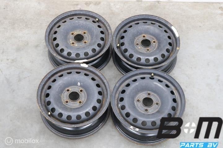 Org 14 inch stalen velgen VW Up / Mii / Citigo 1S0601027G, Gebruikt, Velg(en)