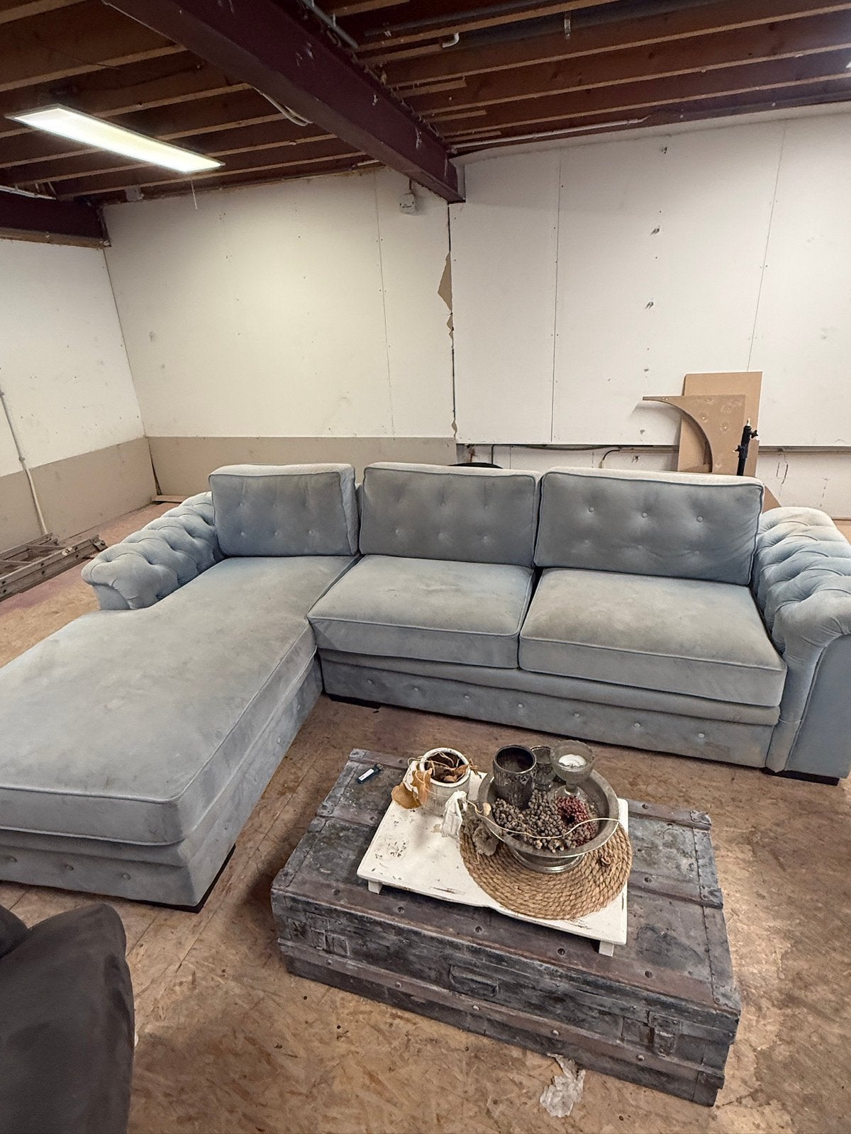 Bank + stoel + tafel, Ophalen, Zo goed als nieuw