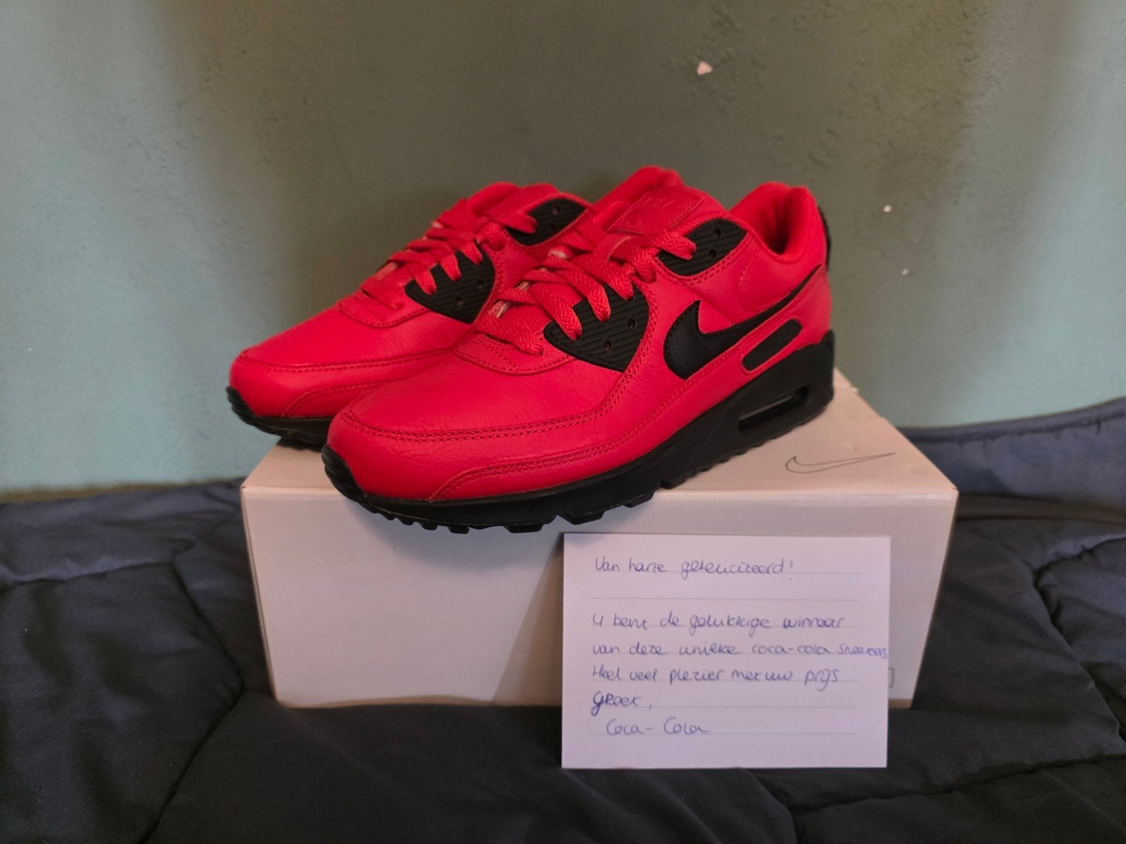 Coca Cola sneakers Nike Air Max 90, Ophalen, Nike air max, Overige kleuren, Nieuw