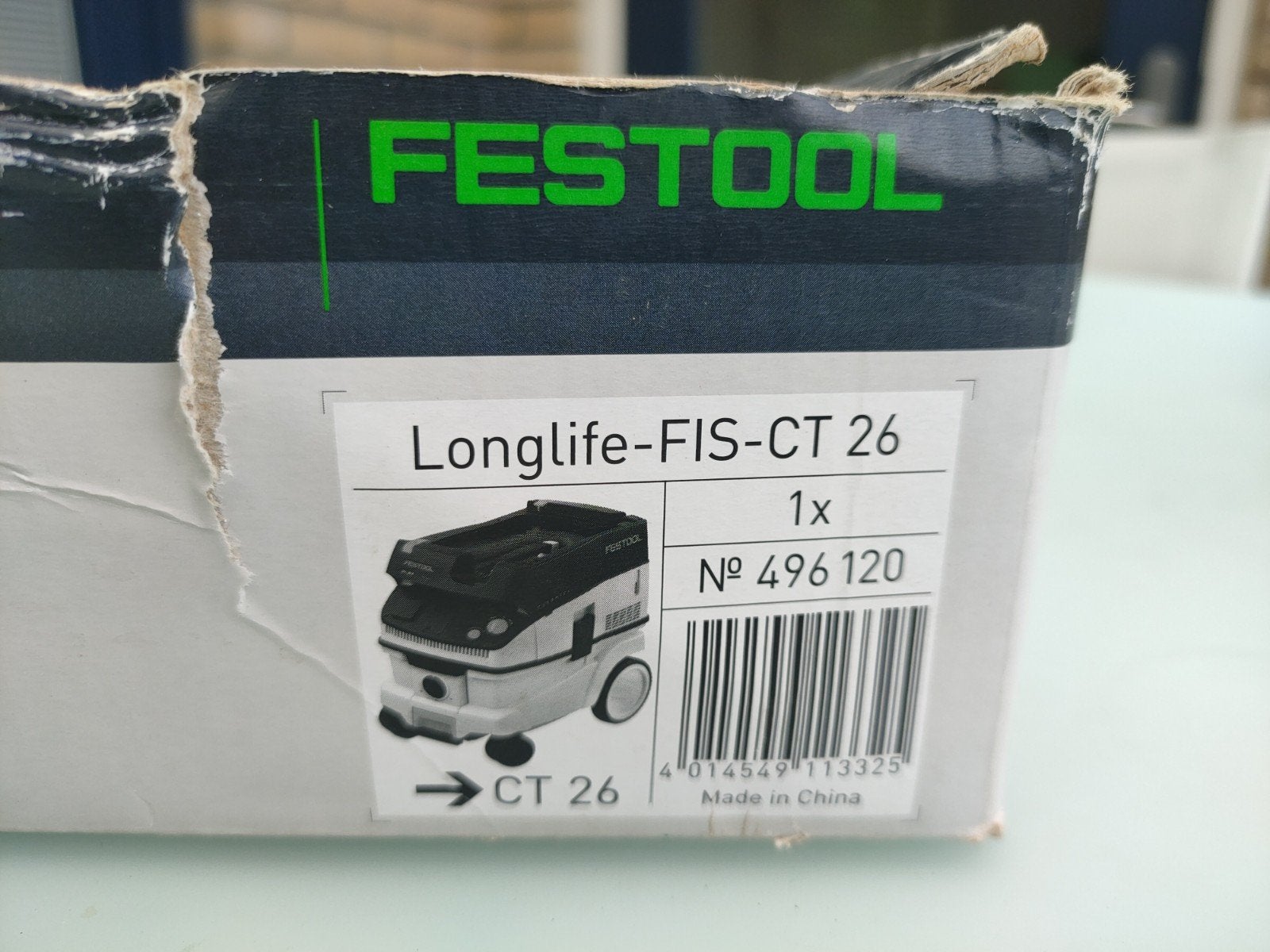 Festool stofzak CT 26 longlife, Ophalen, Nieuw, 1200 watt of meer, 70 mm of meer