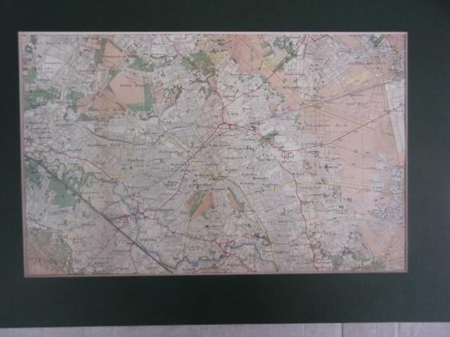 'S Hertogenbosch 4 Topografische Kaart 1907 o.a Volkel Uden, Antiek en Kunst, 25 cm, Cartografie, Ophalen of Verzenden, 40 cm