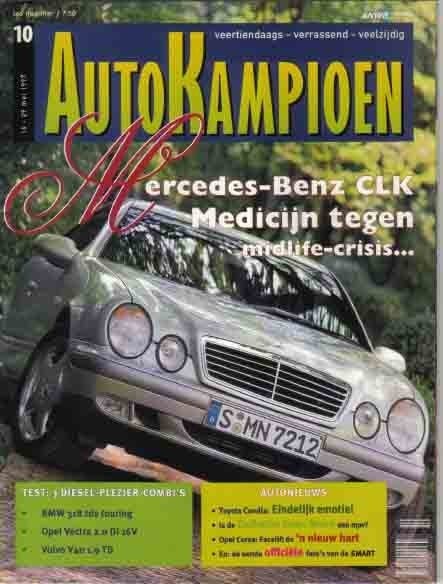 Autokampioen 10 1997 : Mercedes Benz CLK - SsangYong Korando, Ophalen of Verzenden, Gelezen, Algemeen