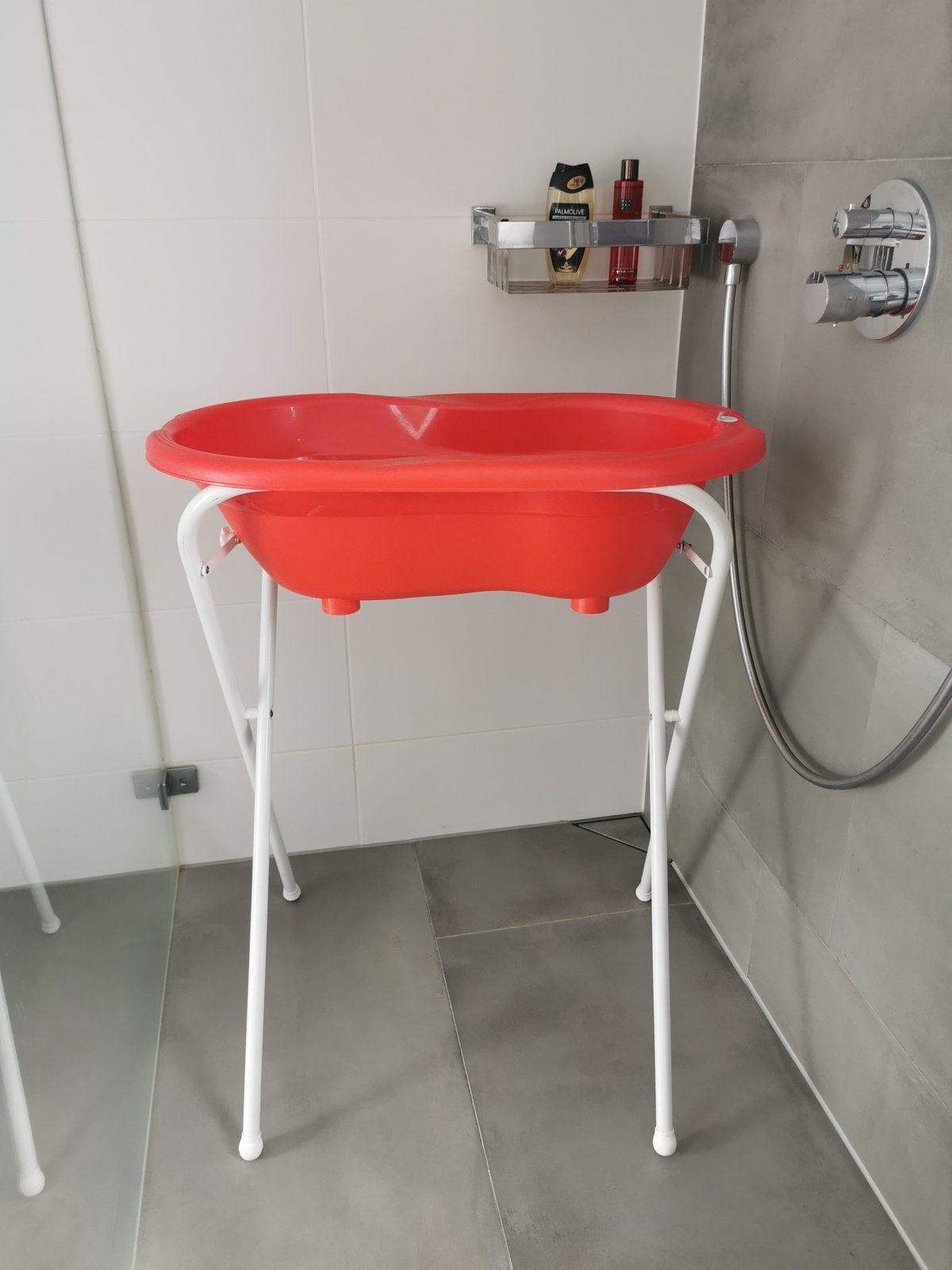 Babybadje met onderstel,, Caravans en Kamperen, Ophalen, Zo goed als nieuw, Campingstoel