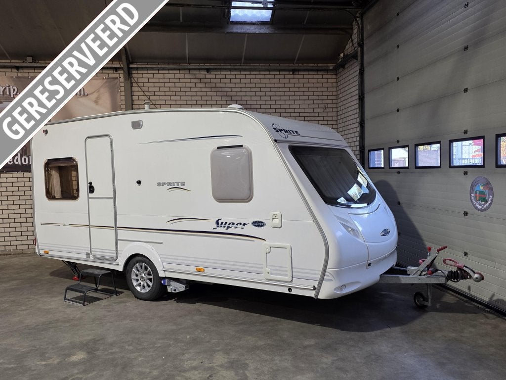 Sprite Super 450 CF Frans bed/ Rondzit /Mover, Caravans en Kamperen, Rondzit, Bedrijf, Overige typen, Schokbreker