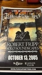 Porcupine Tree rare poster handtekeningen Harrison Barbieri, Gebruikt, Ducoso, Ophalen of Verzenden, Ducoso