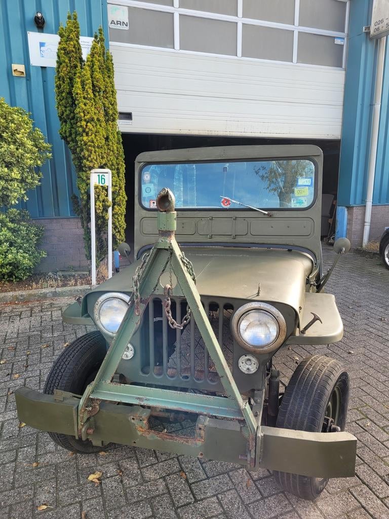 Rollend chassis met body Willys Jeep zonder kenteken, Verzamelen, Militaria | Algemeen, Ophalen of Verzenden, Landmacht, Amerika