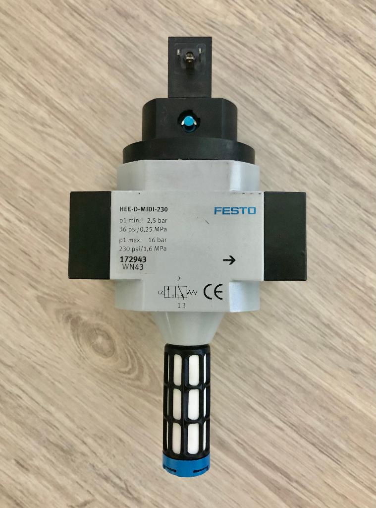 FESTO - Aan/Uit-klep - HEE-3/8-D-MIDI-230 - 172943, Ophalen of Verzenden, Zo goed als nieuw
