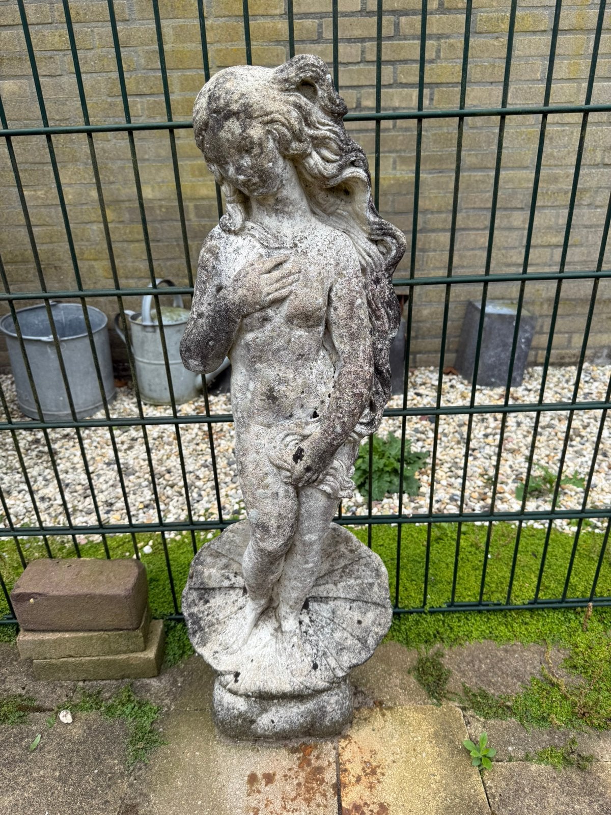 Betonnen Venus tuinbeeld, Tuin en Terras, Tuinbeelden, Ophalen, Gebruikt, Beton, Overige typen