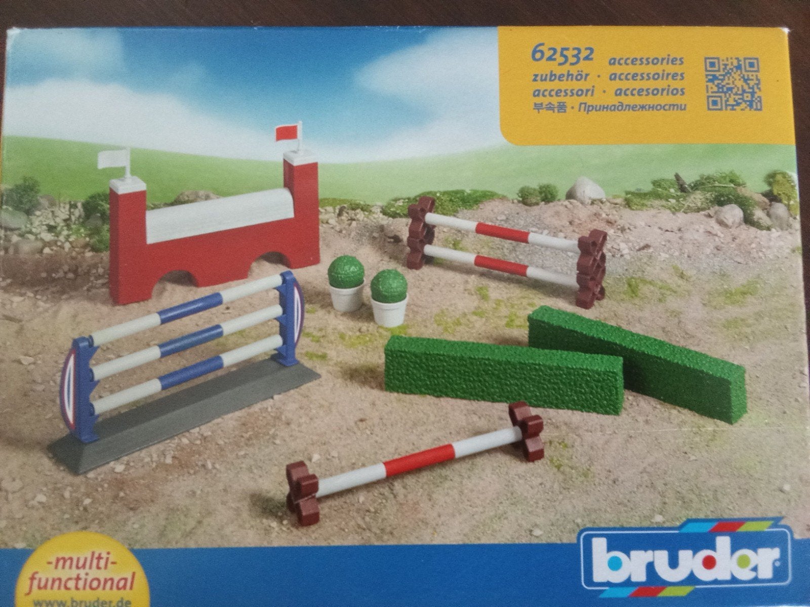 Bruder Speelgoed Hindernissen Set - Paardensport Accessoires, Ophalen of Verzenden, Gebruikt