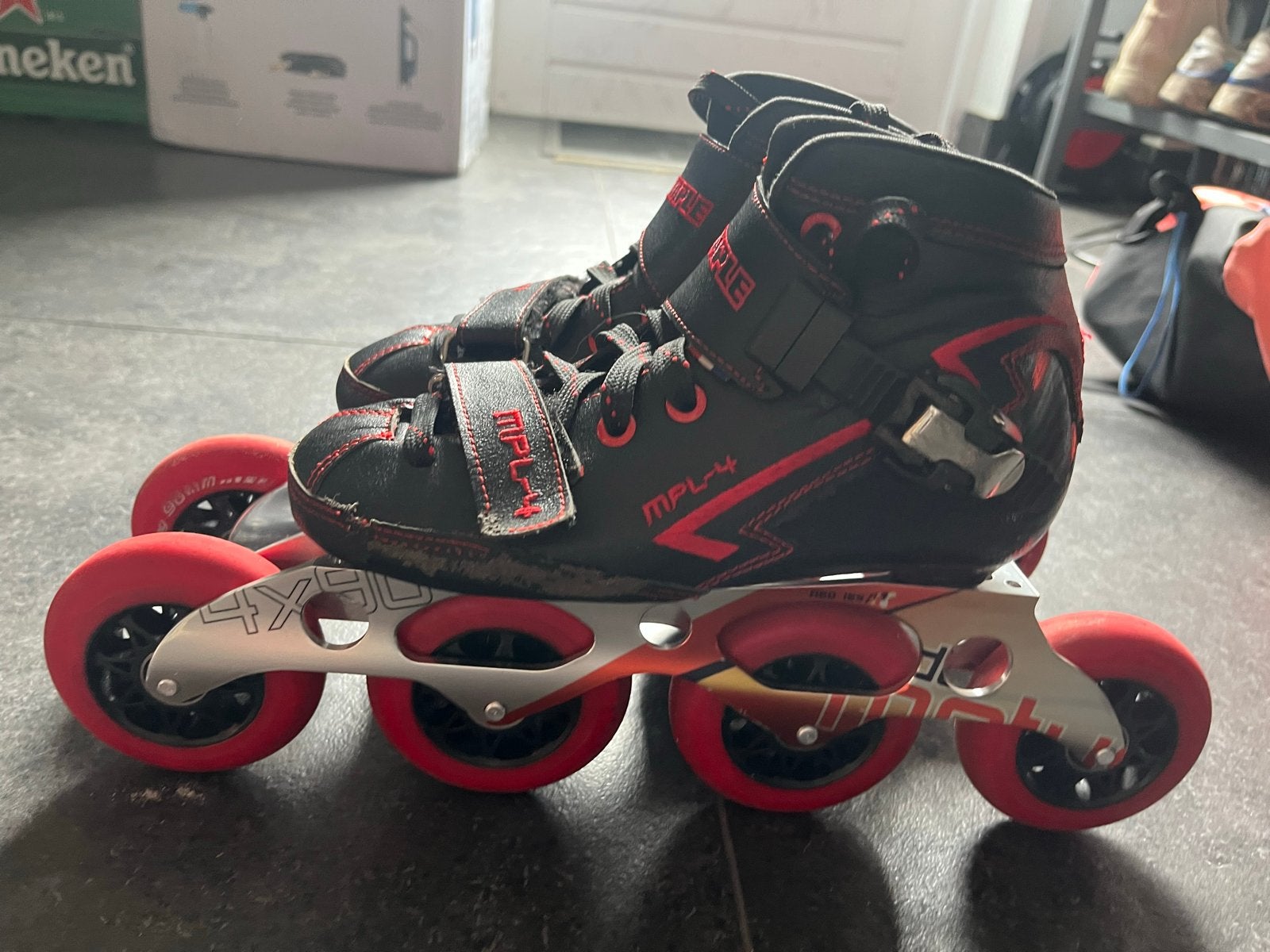 Maple skeelers maat 34 4x90mm wielen, Sport en Fitness, Overige merken, Kinderen, Ophalen of Verzenden, Zo goed als nieuw