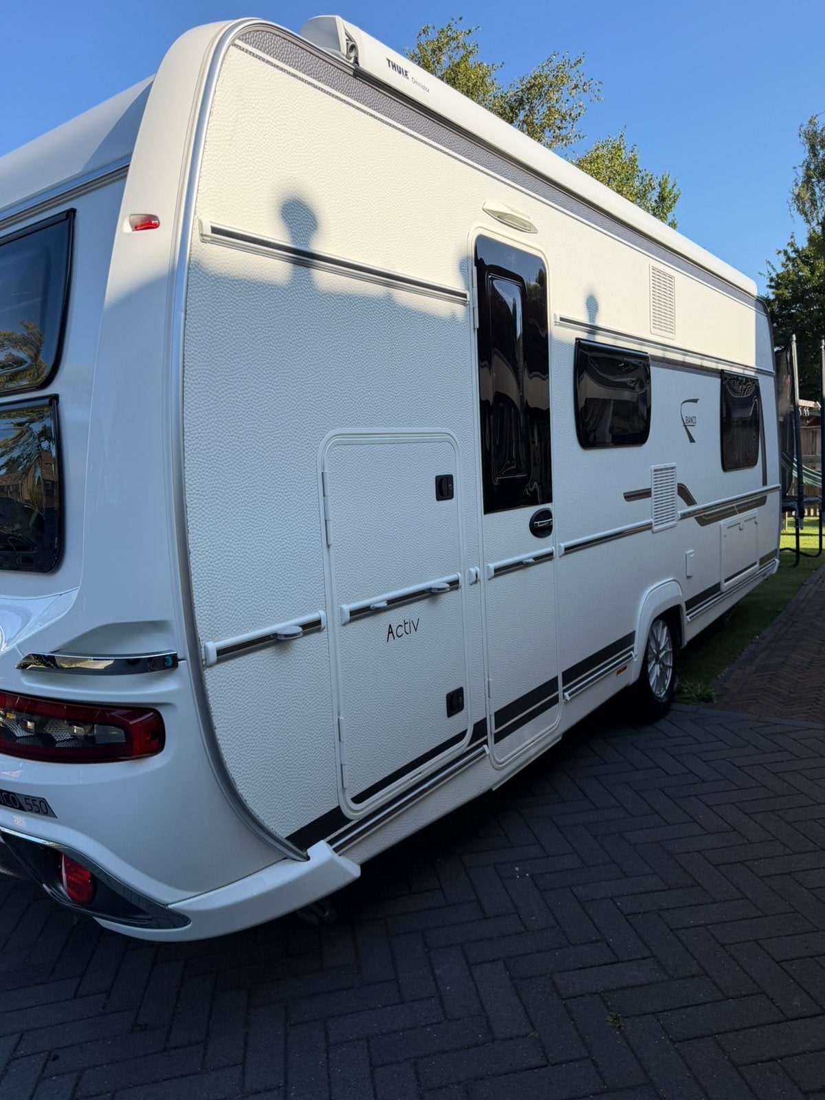 Fendt Bianco Activ 550 KMG Airco Omnistor City Mover Tent, Caravans en Kamperen, Rondzit, Omvormbare zithoek, Particulier, Schokbreker