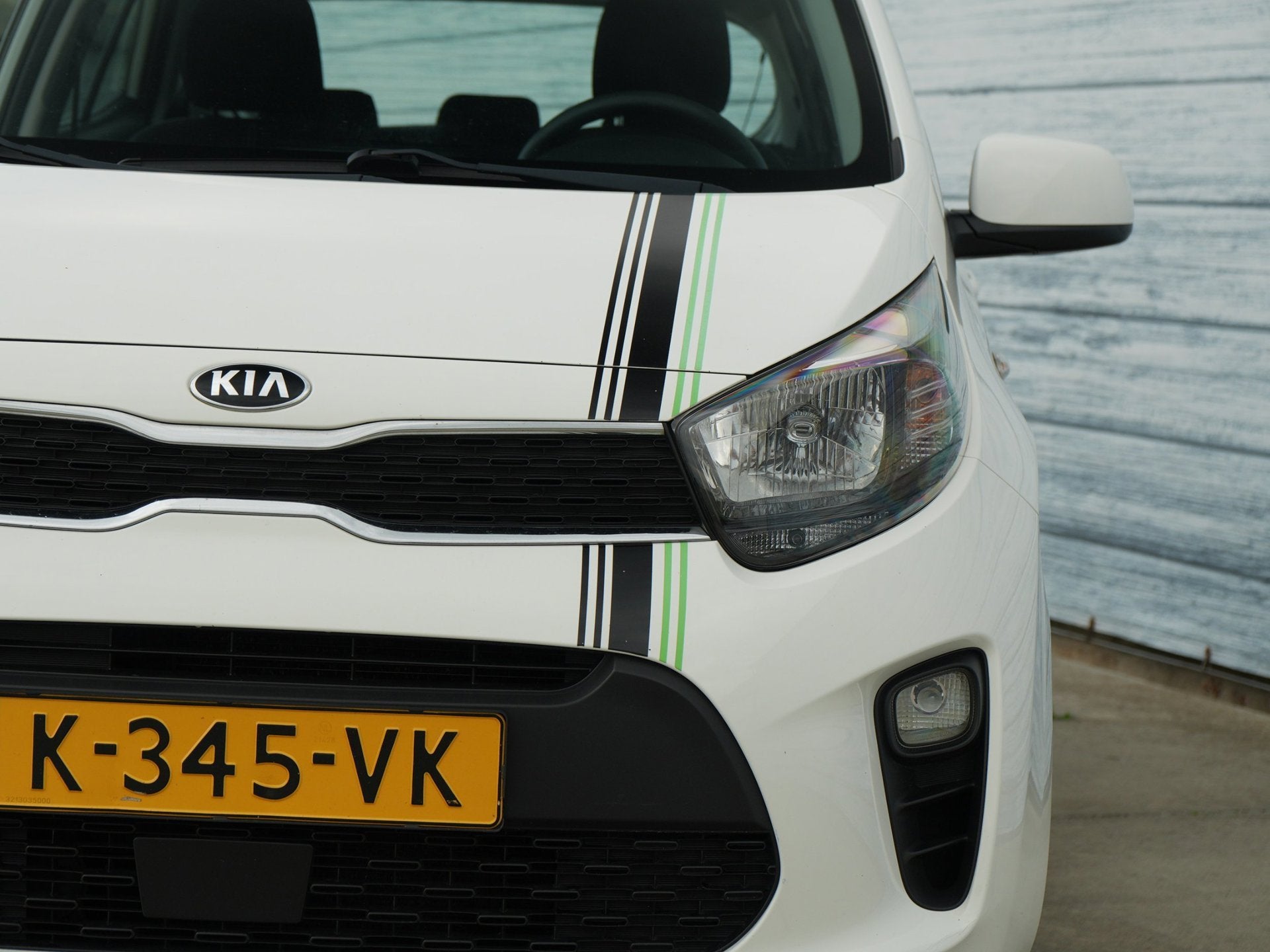 Kia Picanto 1.0 DPi Cruise Control Bluetooth Airco Apk 2027, Voorwielaandrijving, Stof, Gebruikt, Wit