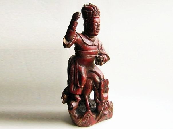 Antiek Chinees beeld (#4311), Handgemaakt, Ophalen of Verzenden, 20 - 50 cm, Beeld