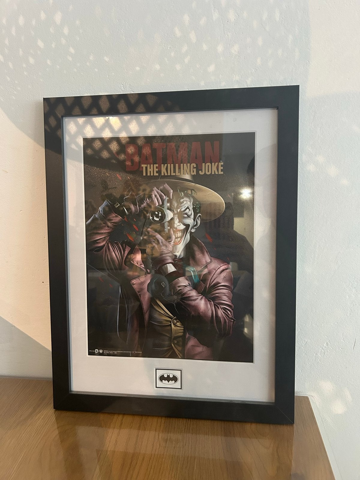 Batman The Killing Joke ingelijste poster, Minder dan 50 cm, Ophalen of Verzenden, Zo goed als nieuw, Foto of Poster