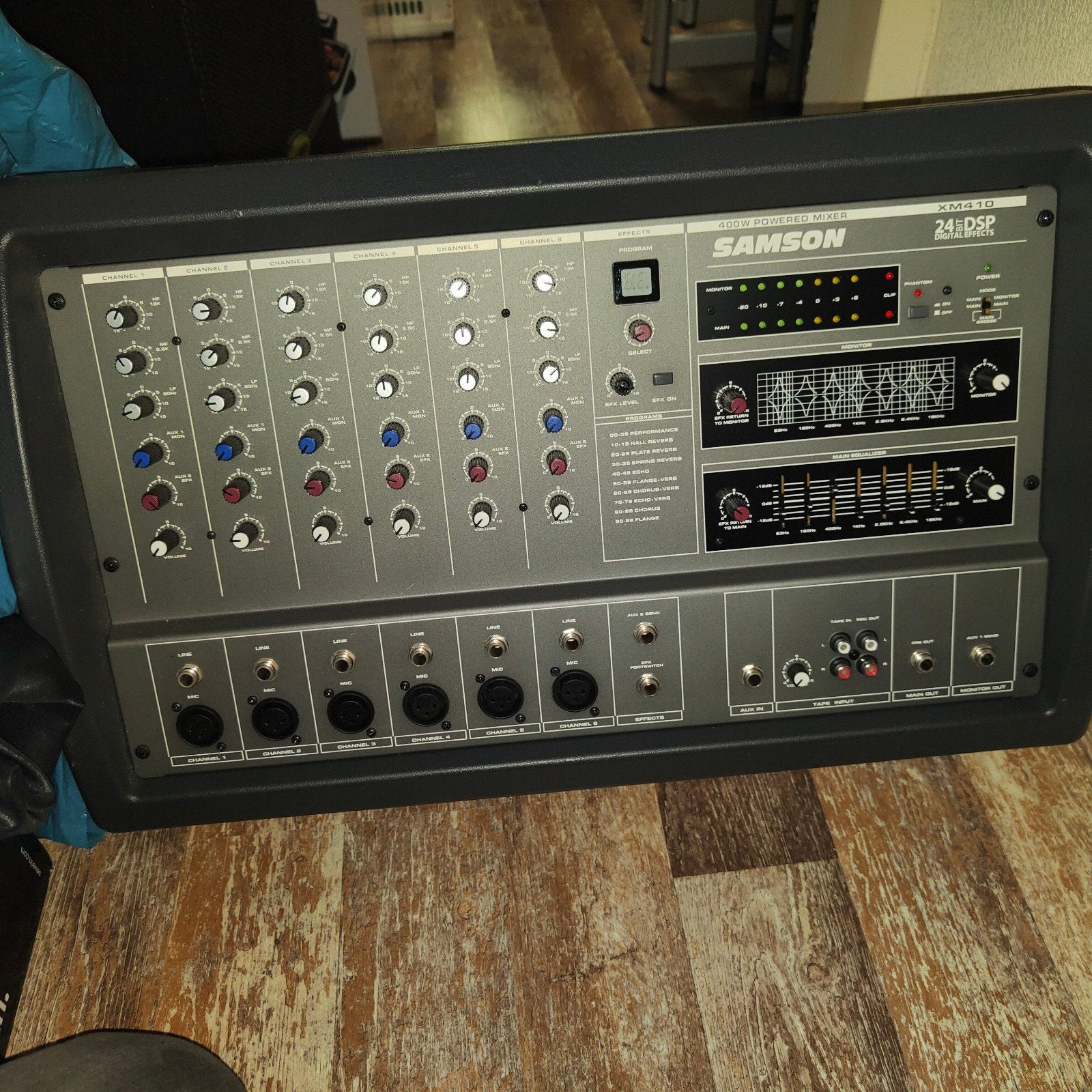 2 Samson Resound HD RS12HD speakerstands met mixer en kabels, Ophalen, Overige merken