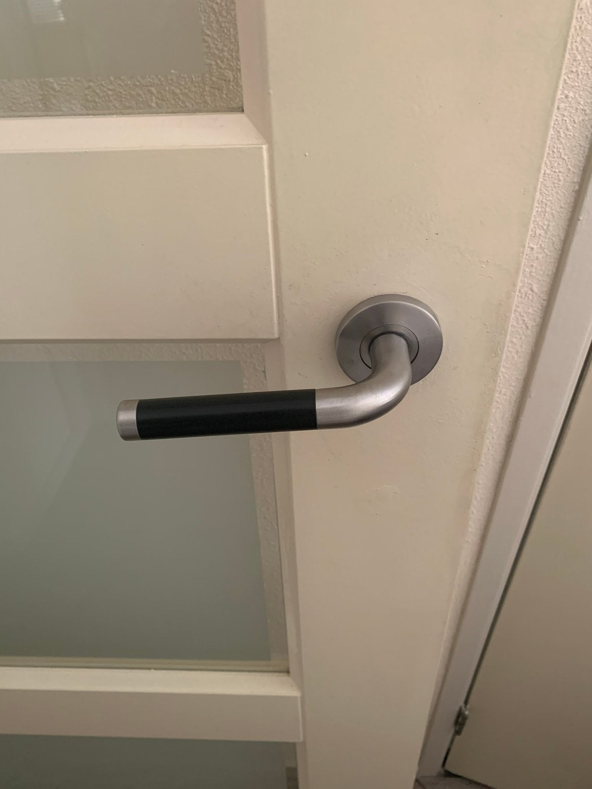 Moderne opdek binnendeur met glaspanelen, Ophalen, Gebruikt, 80 tot 100 cm, Binnendeur