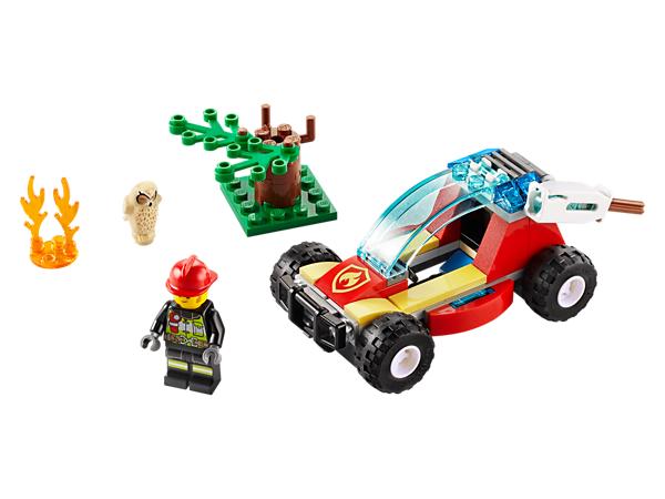 lego 60247 Bosbrand COMPLEET, Ophalen of Verzenden, Zo goed als nieuw, Complete set, Lego
