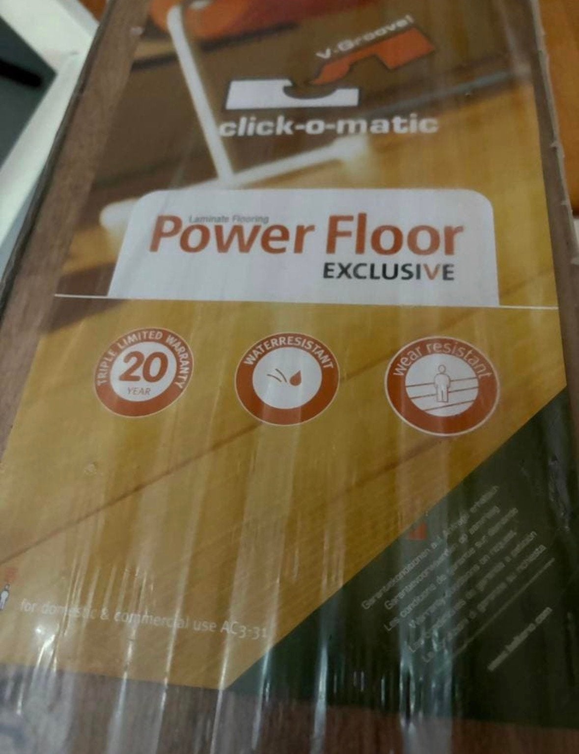 Power Floor Laminaat Vloer - Nieuw in verpakking, Ophalen, Nieuw, Minder dan 5 m², 10 tot 30 cm