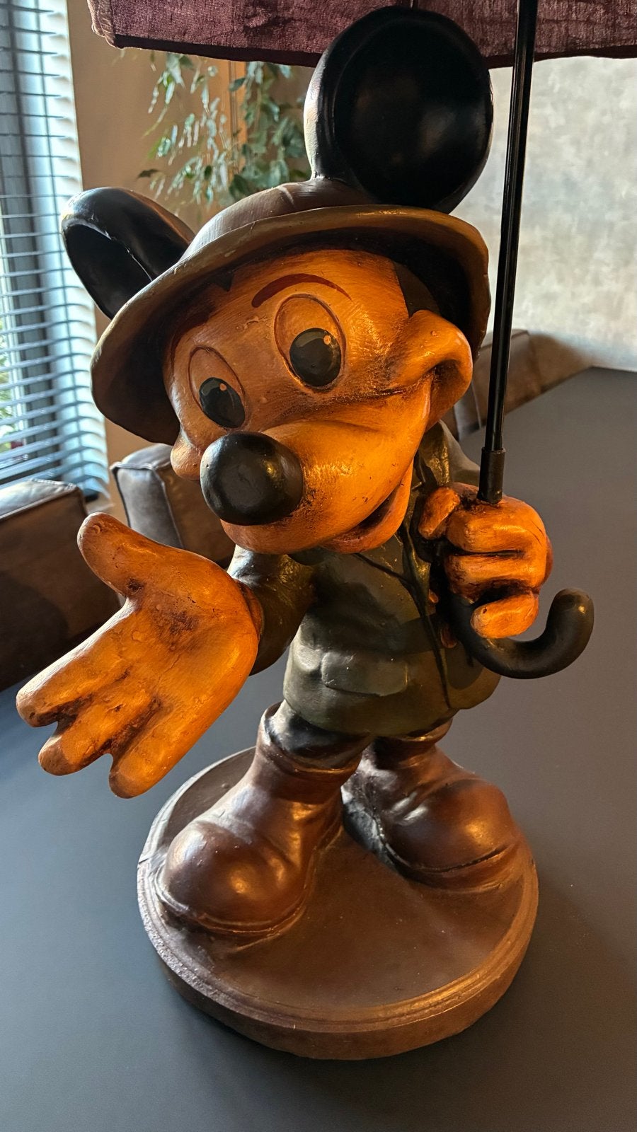 Uniek Disney verzamelobject: Mickey Mouse, Ophalen of Verzenden, Mickey Mouse, Zo goed als nieuw, Beeldje of Figuurtje