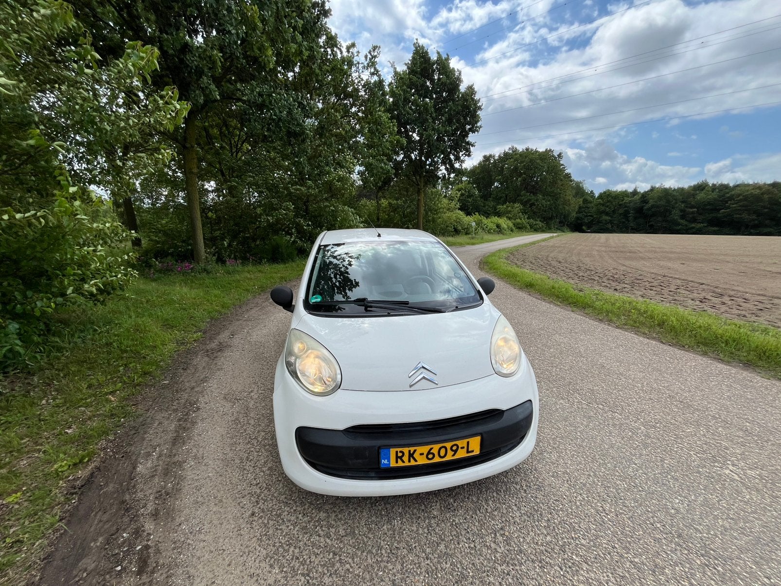 Citroën C1 1.0 3-DRS 2008 Wit, Auto's, Voorwielaandrijving, 4 stoelen, C1, Handgeschakeld
