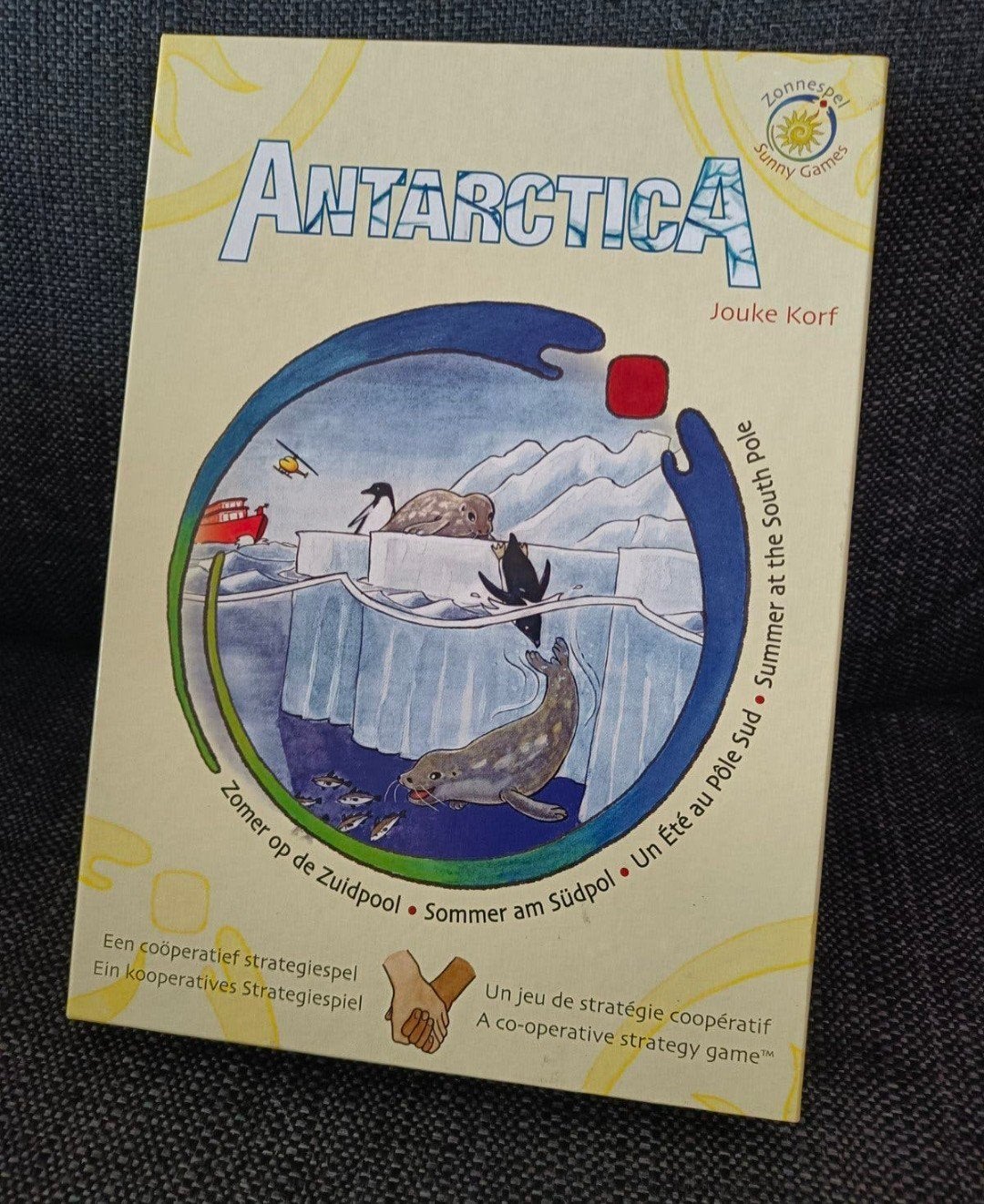 Antarctica: Zomer op de Zuidpool - Coöperatief Bordspel, Een of twee spelers, Ophalen of Verzenden, Zo goed als nieuw