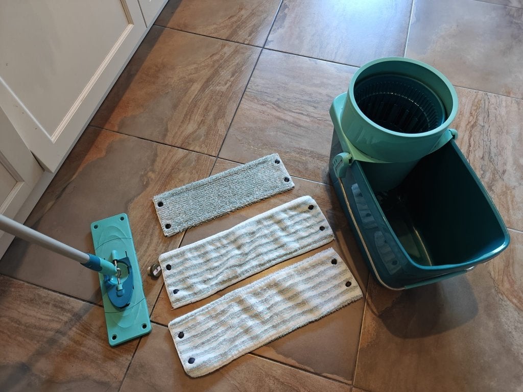 Leifheit spin-stop dweil, Huis en Inrichting, Schoonmaakartikelen, Ophalen, Mop of Dweil