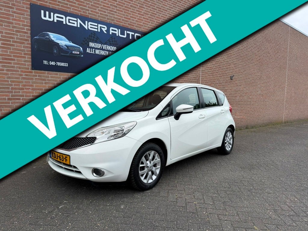 Nissan Note 1.2 Acenta Airco Cruise-Control Bluetooth, Euro 5, Stof, Zwart, 1198 cc