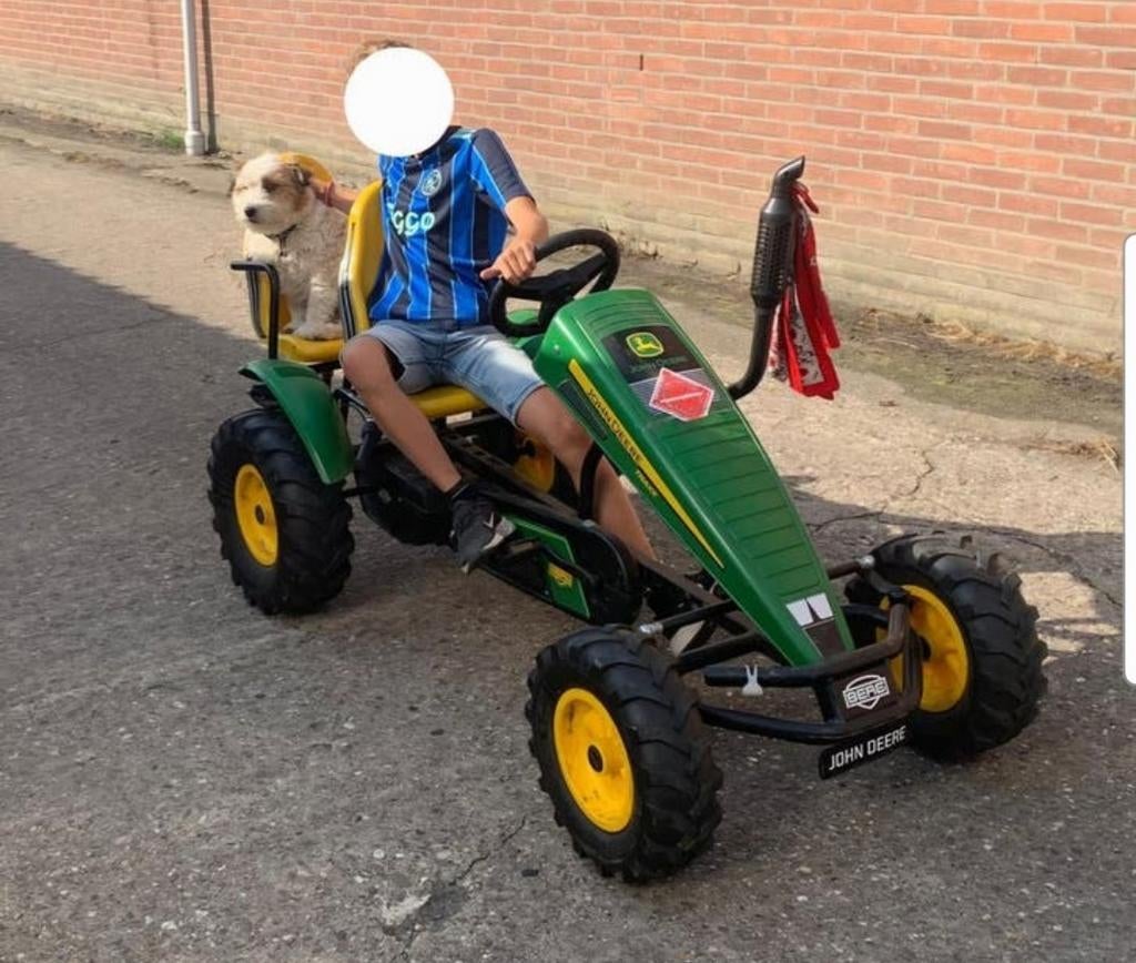 BERG Skelter John Deere BFR-3 XL met Duostoel, Kinderen en Baby's, Speelgoed | Buiten | Skelters, Ophalen of Verzenden, Gebruikt