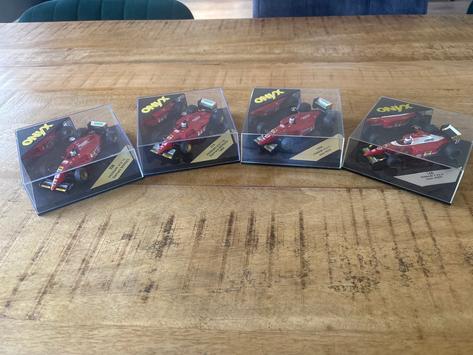 4x Onyx Ferrari F1 modelauto's schaal 1/43, Hobby en Vrije tijd, Ophalen of Verzenden, Zo goed als nieuw, Auto, Overige merken
