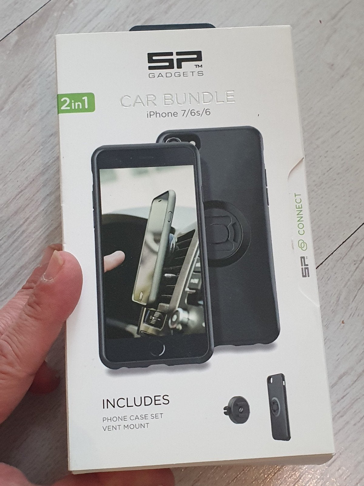 SP Connect Car Bundle iPhone SE /8/7/6s/6 - Telefoonhouder A, Telecommunicatie, Nieuw, Hoesje of Tasje, Schokbestendig, SP Connect