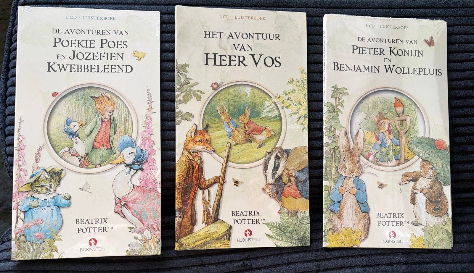 Beatrix Potter Luisterboeken - 3-delige set (Nieuw), Jongen of Meisje, Nieuw, Ophalen of Verzenden, Voorleesboek