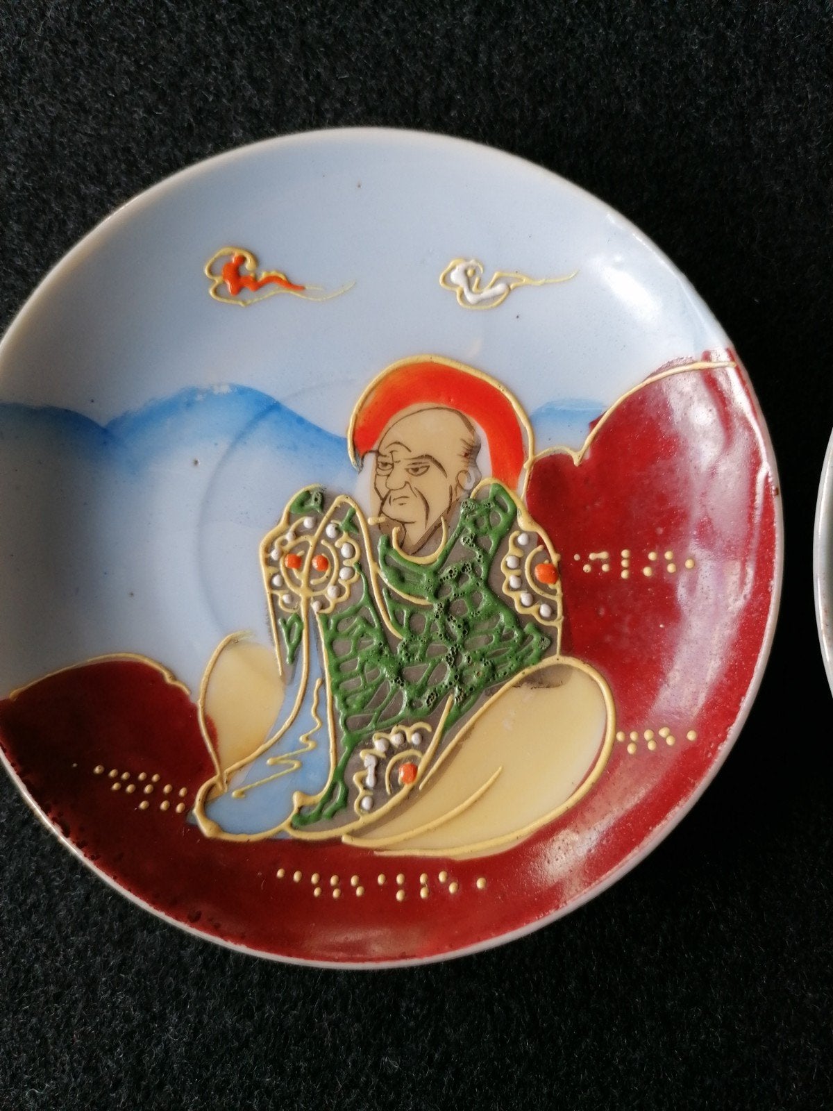 Japanse bordjes in satsuma stijl, Antiek en Kunst, Ophalen of Verzenden