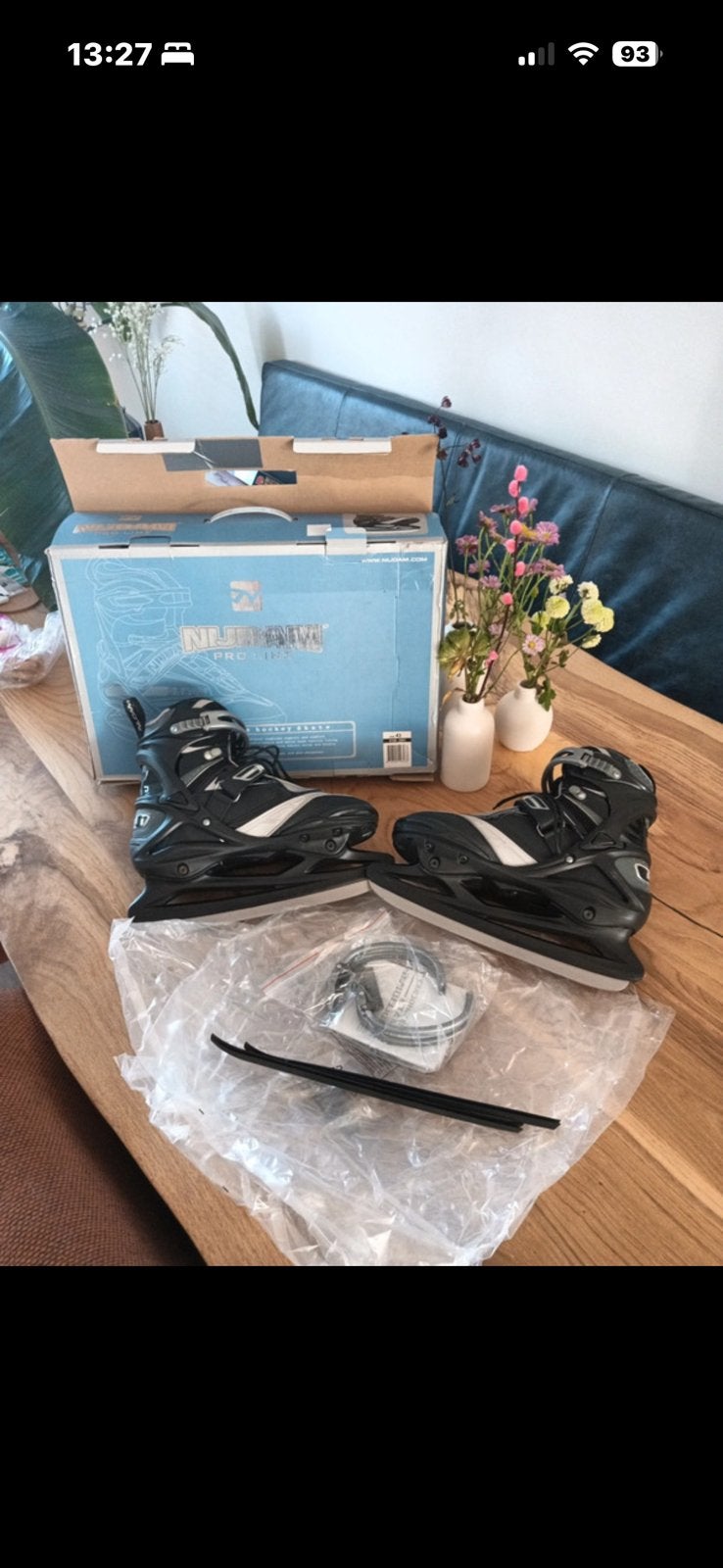 Schaatsen maat 43 nieuw, Sport en Fitness, Ophalen of Verzenden, Zo goed als nieuw, IJshockeyschaatsen, Nijdam