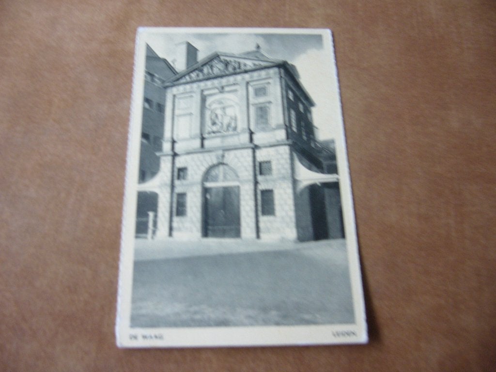 LEIDEN  =  DE WAAG, Ophalen of Verzenden, 1920 tot 1940, Ongelopen, Zuid-Holland