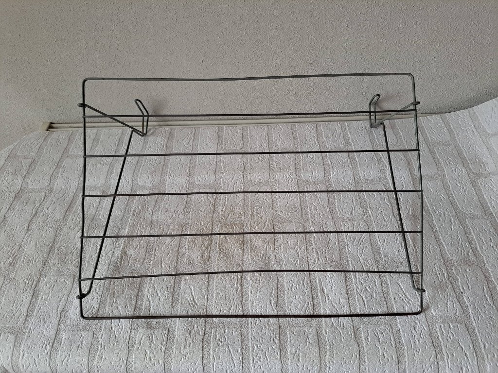 Vintage jaren 60 droogrek hangend, metaal 50x36x25cm, Verzamelen, Retro, Ophalen of Verzenden, Huis en Inrichting