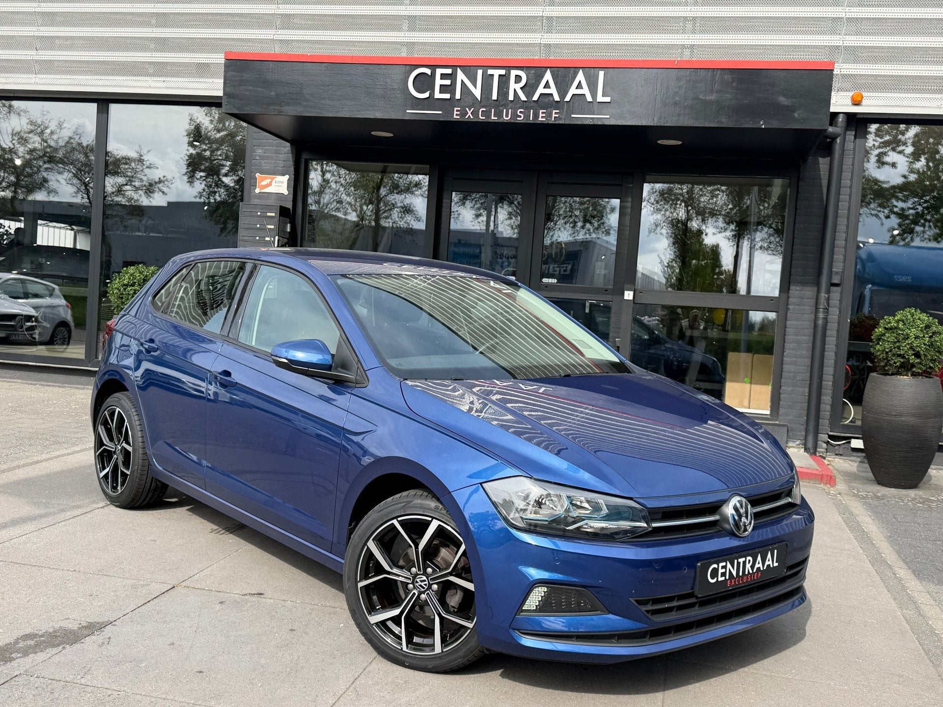 Volkswagen Polo 1.0 TSI 95PK DSG Comfortline ACC|Stoelverwar, Gebruikt, 95 pk, Blauw, Origineel Nederlands