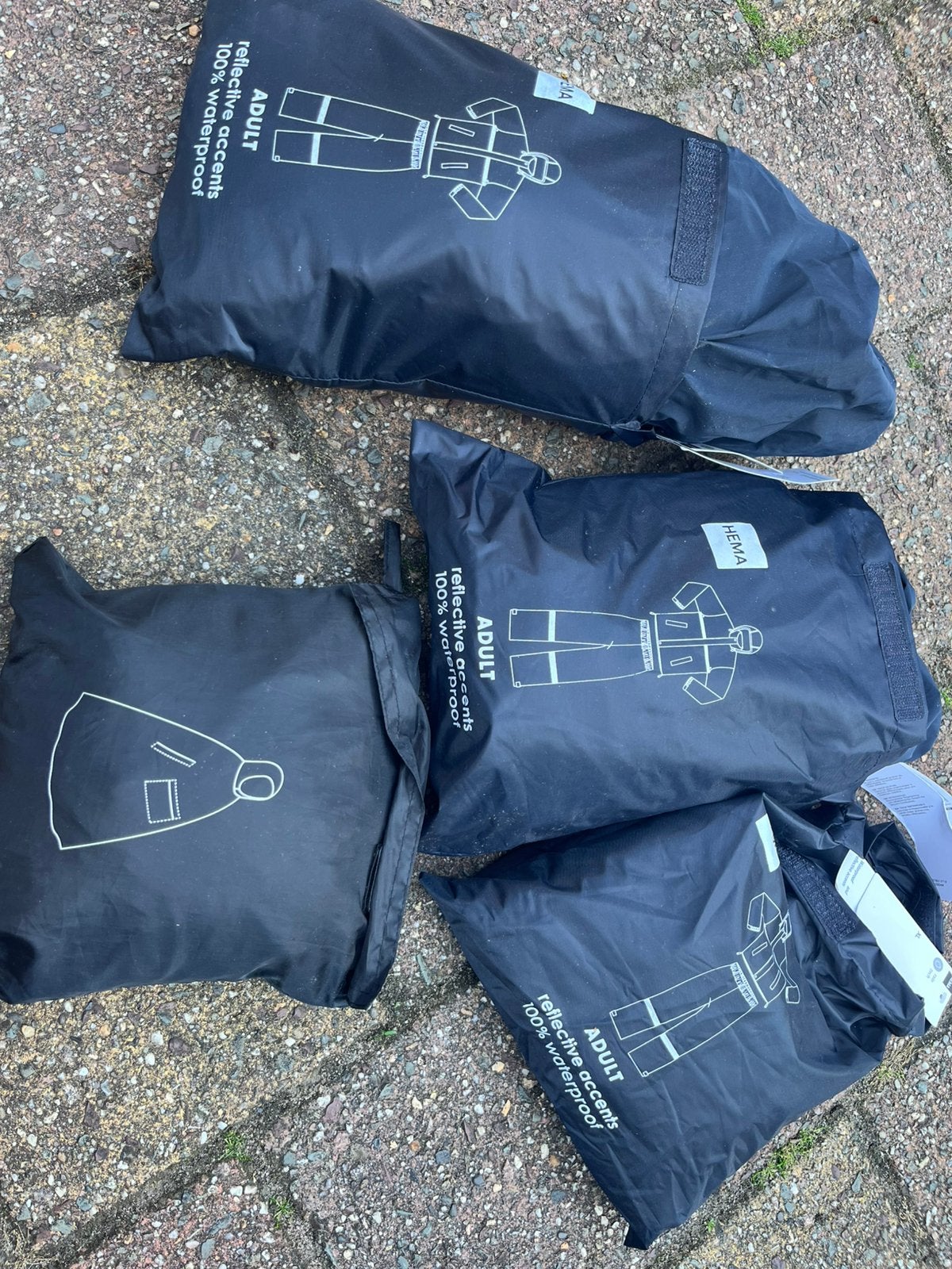 Regenpakken s-m-xl rn een cape, Caravans en Kamperen, Regenkleding, Ophalen, Zo goed als nieuw
