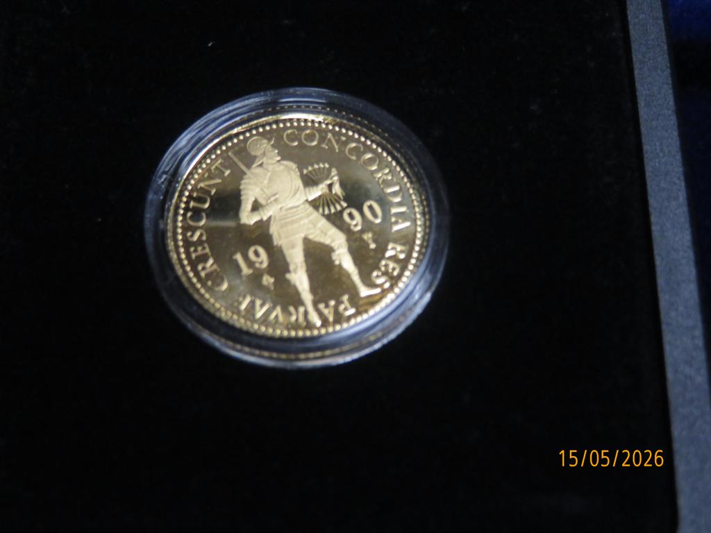No.481- Gouden enkel Dukaat 1990 Proof, Postzegels en Munten, Munten | Nederland, Koningin Beatrix, Losse munt, Goud, Overige waardes