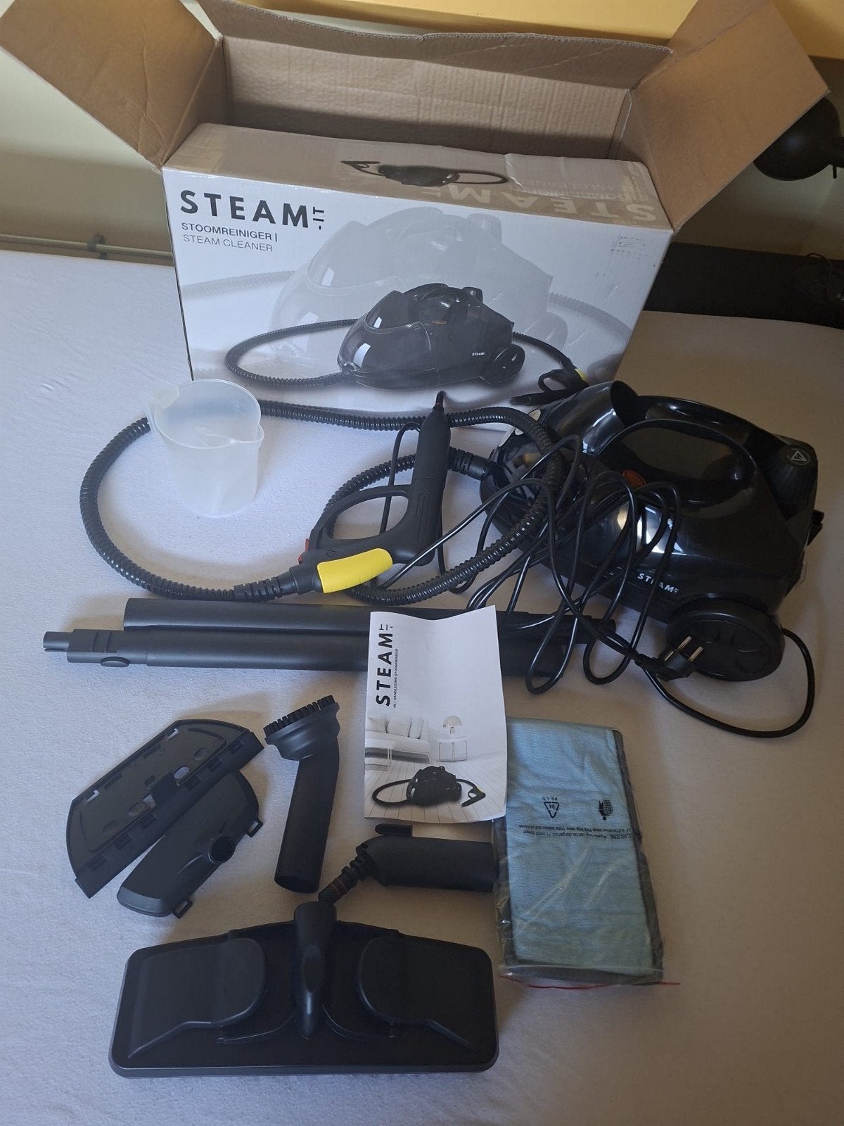 Stoommachine, Ophalen, Zo goed als nieuw