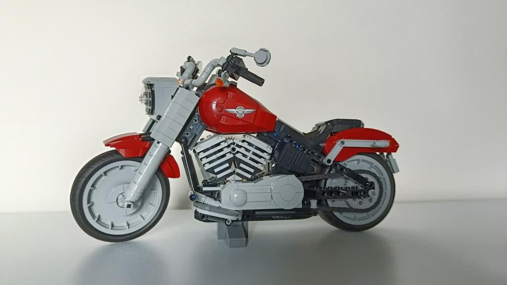 Lego 10269 - Harley-Davidson Fat Boy, Ophalen of Verzenden, Zo goed als nieuw, Complete set, Lego