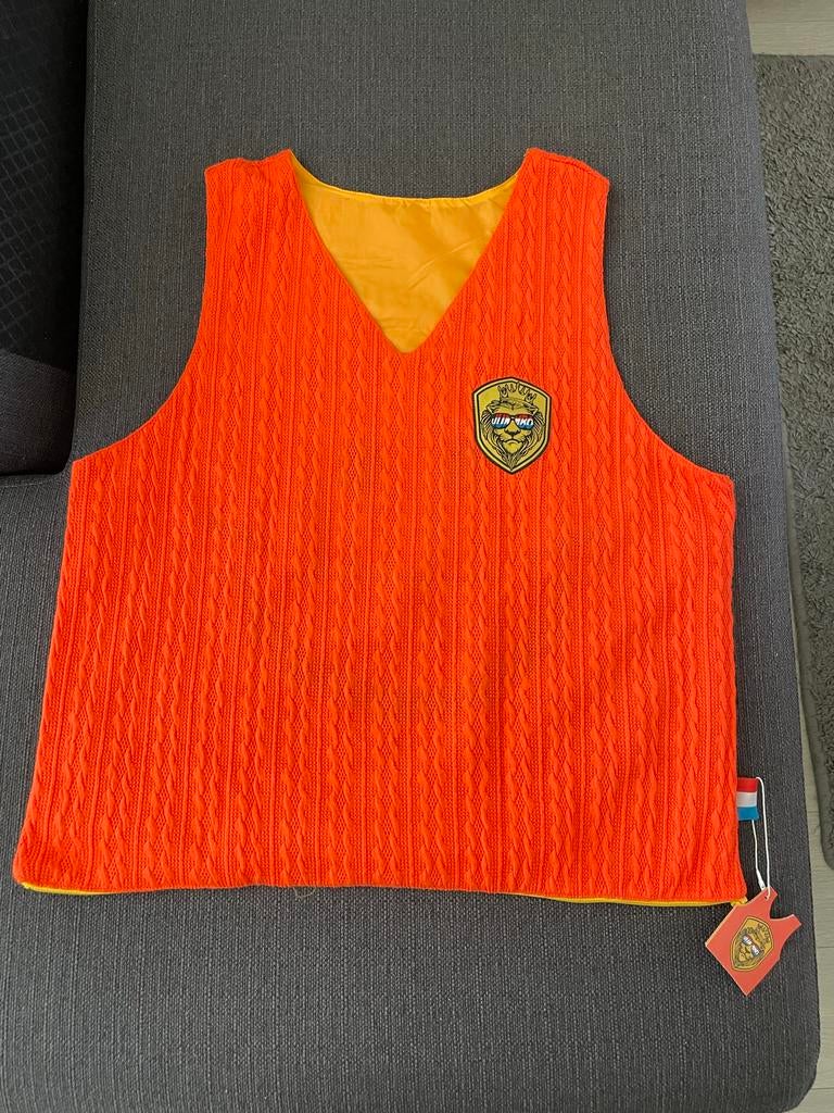 Oranje WK/EK vestje omkeerbaar - Maat S/M NIEUW, Jumbo, Ophalen