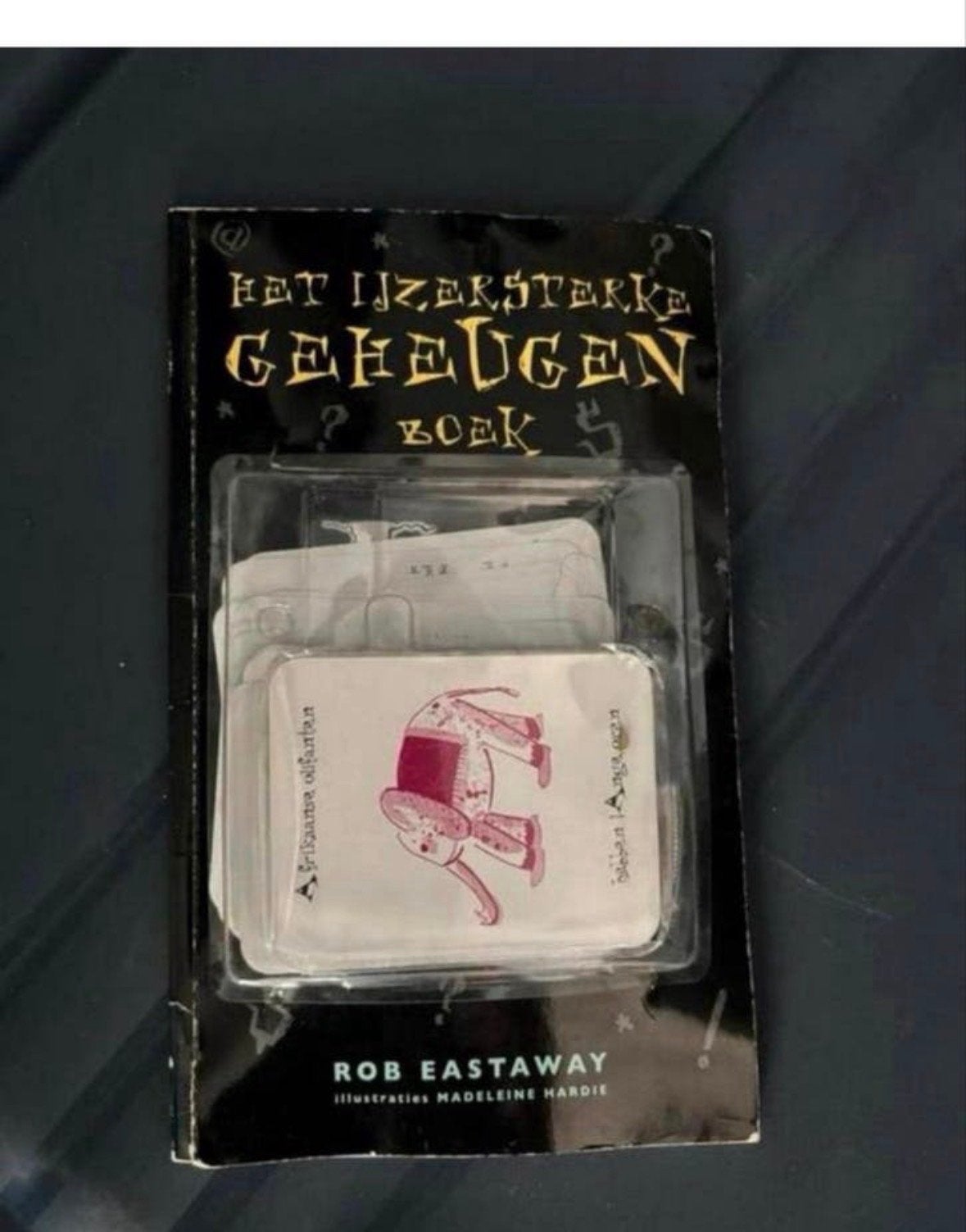 IJzersterk Geheugenboek - Rob Eastaway (incl. speelkaarten), Ophalen of Verzenden, Zo goed als nieuw, Niet van toepassing