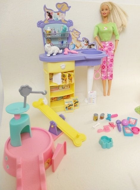 Barbie speelset Kennel Care (vintage), Ophalen of Verzenden, Gebruikt, Barbie