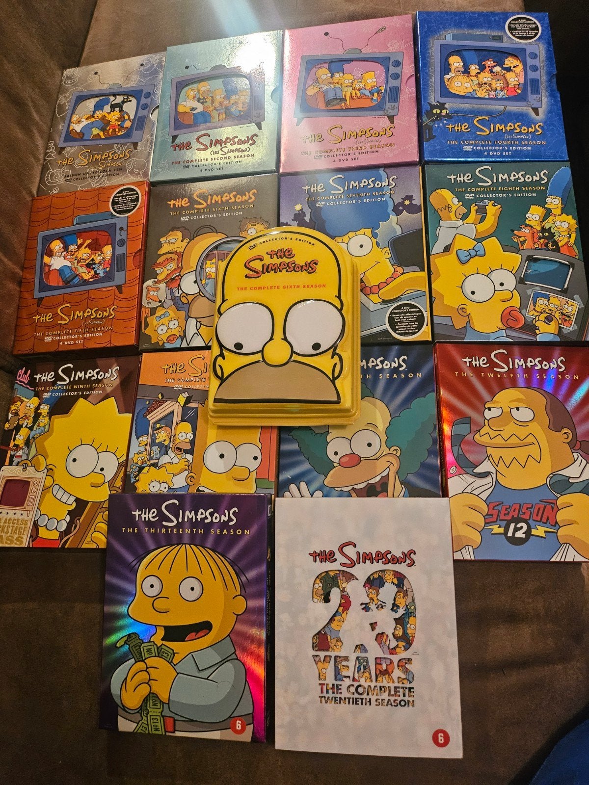 The Simpsons DVD Boxsets - Seizoenen 1 t/m 13 & 20, Gebruikt, Alle leeftijden, Boxset, Ophalen of Verzenden